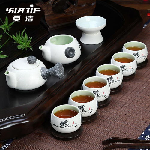 夏潔雪花釉功夫茶具套裝 品味傳統與簡約的創意茶藝