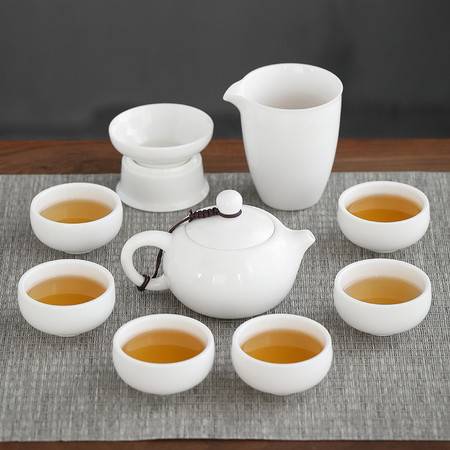 蘇氏陶瓷 羊脂玉茶具套裝，以德化“中國白”演繹功夫茶道之美